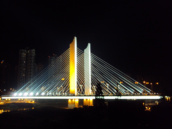锦江桥夜景