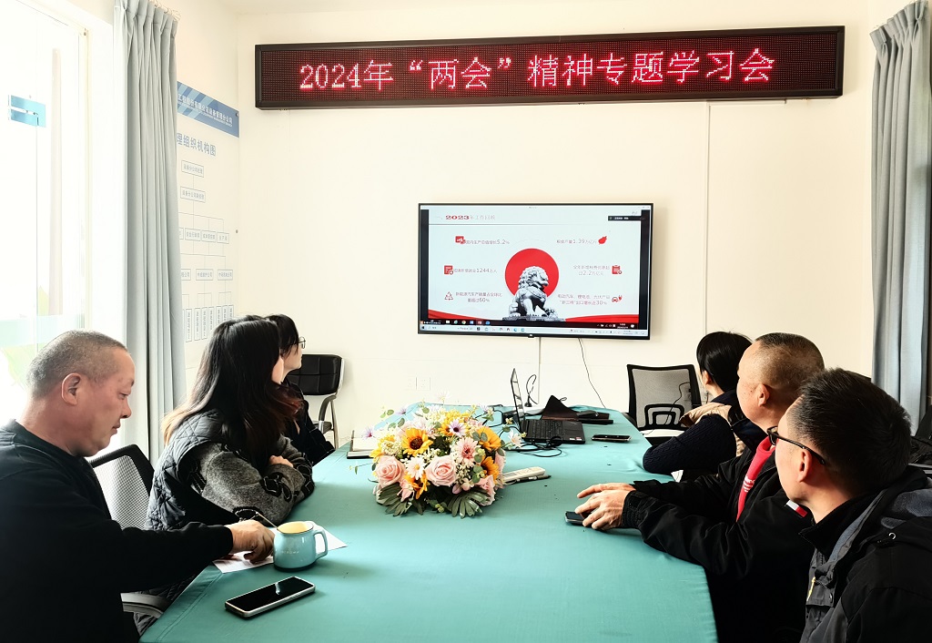 成都路桥召开2024全国“两会”精神专题学习会议