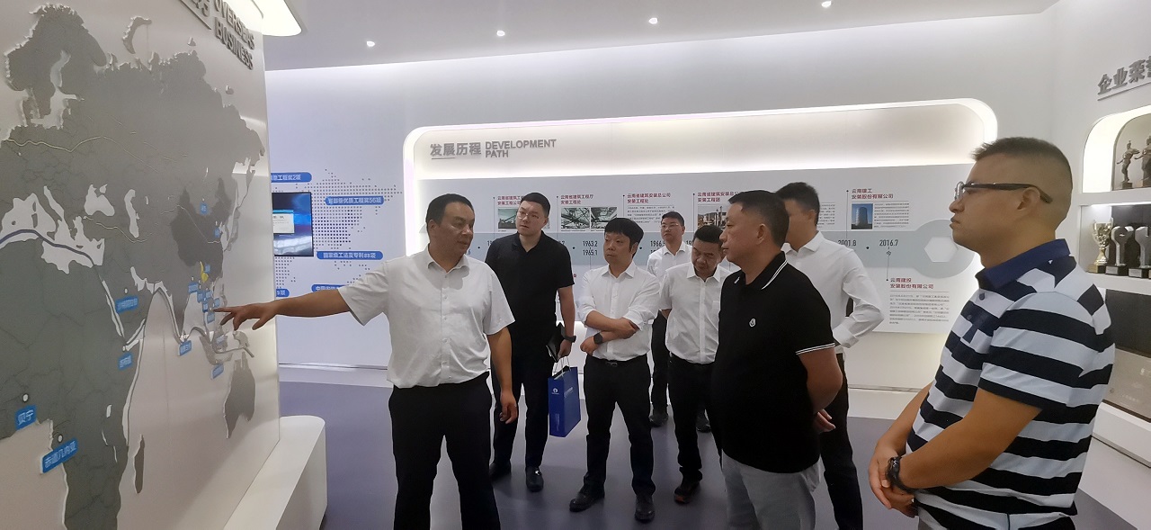公司总经理程茗浪一行拜访云南建投安装股份有限公司并举行工作座谈会